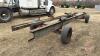 Farm built pick up header transport. Used for JD 914p - 7