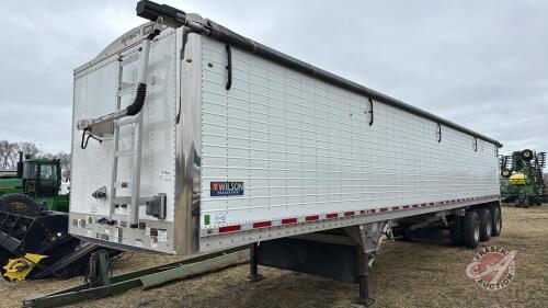 2019 Wilson Pacesetter 45&rsquo; triple axle aluminum hopper bottom grain trailer, VIN# 1W14453AXK2271782, OWNER: Dean L Rey , SELLER: FRASER AUCTION ____________________________________________*TOD * *SAFETIED*