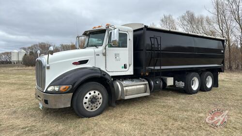 2013 Peterbilt 384 tandem axle grain truck, VIN# 1XPVDP9X9DD199999, 892,007 kms showing, OWNER: Dean L Ray, SELLER: FRASER AUCTION___________________________________________________*TOD* **SAFTIED**