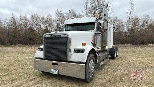 1994 Freightliner FLD 120 Classic Highway Truck, VIN# 2FUPDXYB4RA662451, 437,645 kms showing , OWNER: Dean L Rey , SELLER: FRASER AUCTION___________________________________________*TOD* *SAFETIED*