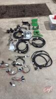 Assorted brackets and wiring for JD StarFire guidance systems
