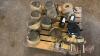 (2) new strap winches, (18) straps, (2) 3&rdquo; rachets, (1) 2&rdquo; ratchet and strap