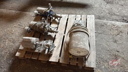 Pallet of assorted pumps