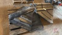(2) Poly auger hopper