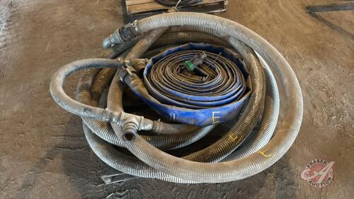 Pallet E assorted 2&rdquo;-3&rdquo; water hose