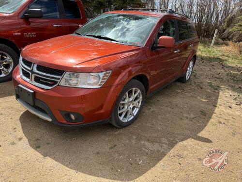 F78 2014 Dodge Journey R/T, 318,270 kms showing, VIN#3C4PDDFG6ET126355, OWNER: Andreas Weeling, SELLER: Fraser Auction Service Ltd________________________________*TOD & KEYS*