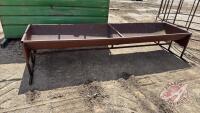 F68 Metal 10' Metal Feed Trough