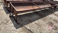 F68 Metal 15 1/2' Metal Feed Trough (B)