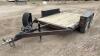 F48 1995 12' Tandem Axle Flat Deck Trailer, VIN# N/A, OWNER: Linden L Zinn, SELLER: Fraser Auction_______________________________*TOD* - 2