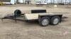 F48 1995 12' Tandem Axle Flat Deck Trailer, VIN# N/A, OWNER: Linden L Zinn, SELLER: Fraser Auction_______________________________*TOD* - 3