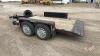 F48 1995 12' Tandem Axle Flat Deck Trailer, VIN# N/A, OWNER: Linden L Zinn, SELLER: Fraser Auction_______________________________*TOD* - 4