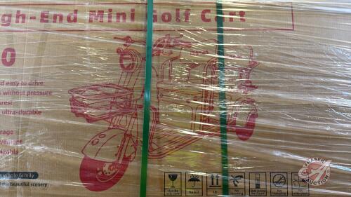 F61 Mini Purple Golf Cart IRGC40 (A)