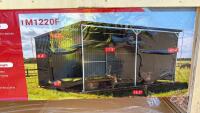 F61 Galvanized Metal Livestock Shed (B) approx 12&rsquo;x 20&rsquo;