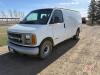 F101 2000 Chevrolet 2500 panel van, 081,788 kms showing, VIN# 1GCFG25MXY1188299, OWNER: Steven Robinson, SELLER: FRASER AUCTION SERVICE LTD _______________________________*TOD & KEY* - 2