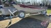 F98 17' Sylvan fishing boat (S/N SYLO-16974840) with EZ loader trailer, VIN# 1ZEADKKC62A010750, OWNER: Juan Wall Rempel, SELLER: FRASER AUCTION LTD _______________________________*TOD & KEY* PST# 357140-8