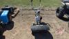 F82 Stihl MM56 walk behind tiller/thatcher (box and manual in shed)