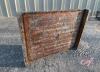 Painted Migratory plywood lid - 2