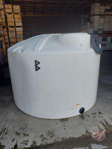 1250-gal poly tank (B)