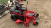 F96 60" Gravely ZTXL zero turn mower, S/N 030818 (MANUAL IN OFFICE) **KEY** New only has 7 hours