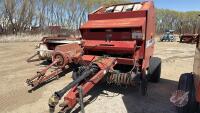 F95 Case IH 3640 round baler, S/N 000681 (Light Alarm and Monitor in shed)