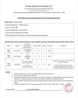 PROVINCIAL INSPECTION REPORT (See pictures)