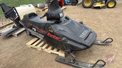 F101 Yamaha Exciter L/C snowmobile, VIN # 82M-004018, (NO TOD) **Key**