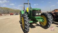 F118 John Deere 6330 MFWD O/S Tractor, S/N A555351(KEY)