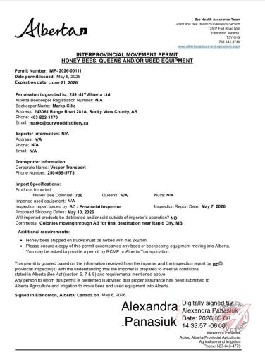 PROVINCIAL INSPECTION REPORTS