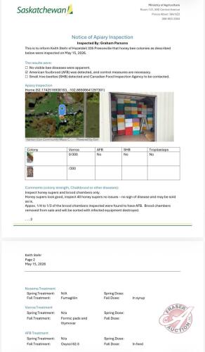 Provincial Inspection Report