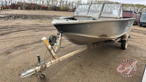 F127 1984 Alumacraft Trophy 175, VIN# N/A, OWNER: Jeremy M Hodgins, SELLER: FRASER AUCTION SERVICE LTD__________________________________________________*TOD* (KEYS) PST# 357140-8