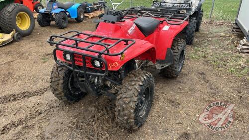 F43 1997 Honda FourTrax 4X4 ATV (KEYS) (NO TOD)