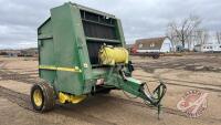 F129 John Deere 530 Round Baler (Monitor and Manual in Shed)