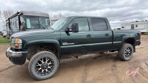 F142 2003 GMC Sierra 2500 HD Truck, VIN# 1GTHK23113F258297, OWNER: Taylor C Rhodes, SELLER: FRASER AUCTION SERVICE LTD_____________________________________*TOD*(KEYS)