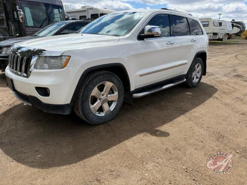 F152 2012 Jeep Grand Cherokee SUV 4X4, VIN# 1C4RJFBG8CC315391, OWNER: Joan M Ricard, SELLER: FRASER AUCTION SERVICE LTD __________________________________________*TOD* (KEYS)