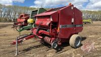 F153 CaseIH 8480 Round Baler, S/N CFH0115985, (Monitors, Controls and Manual in shed)