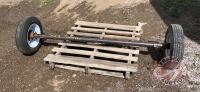 F59 1200lbs Axle with 5.30-12 rubber