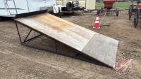 F159 10'X5' Metal Frame Ramp with Plywood Deck 36&rdquo; load height