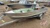 F81 14' Aluminum Boat, VIN# N/A, OWNER: Chad M Yanchycki, SELLER: FRASER AUCTION SERVICE LTD______________________________________________*TOD* (NO KEY NEEDED) PST# 357140-8 - 2