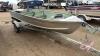 F81 14' Aluminum Boat, VIN# N/A, OWNER: Chad M Yanchycki, SELLER: FRASER AUCTION SERVICE LTD______________________________________________*TOD* (NO KEY NEEDED) PST# 357140-8 - 3