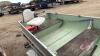 F81 14' Aluminum Boat, VIN# N/A, OWNER: Chad M Yanchycki, SELLER: FRASER AUCTION SERVICE LTD______________________________________________*TOD* (NO KEY NEEDED) PST# 357140-8 - 6