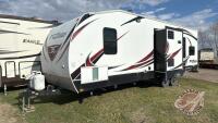 F180 2014 Fuzion FZ303 t/a bumper hitch toy hauler camper, VIN# 4YDT3032XEF810948 , OWNER: Calvin D Weidenhamer / Rikki D Weidenhamer, SELLER: FRASER AUCTION SERVICE LTD__________________________________*TOD* (KEYS)