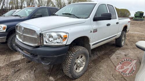 F166 2008 Dodge Ram 2500 Heavy Duty, 376,686 showing, VIN# 3D7KS28A18G184325, OWNER: Brett E Neufeld, Paul S Neufeld SELLER: FRASER AUCTION SERVICE LTD__________________________________*TOD* (KEYS)