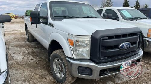 F169 2012 Ford F350 XLT Super Duty FX4, 208,646 showing, VIN#1FT8W3B66CEC88716 , OWNER: 4722648 MANITOBA LTD/TRI-WAVE CONSTRUCTION LTD, SELLER: FRASER AUCTION SERVICE LTD__________________________________*TOD* (KEYS)