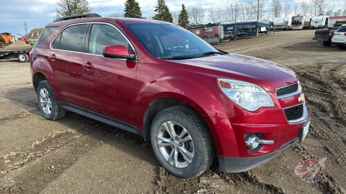 F122 2013 Chevy Equinox Lt SUV, 200,505 showing, VIN# 2GNFLEEK8D6351123, OWNER: Allan J Meadows SELLER: FRASER AUCTION SERVICE LTD__________________________________*TOD* (KEYS)