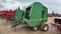 F115 John Deere 566 silage baler, S/N 118664 (Monitor and Manual in shed)