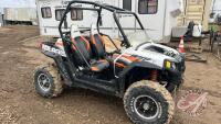 F217 Polaris RZRs 800 High output side x side, 13,100kms showing VIN# 4XAVE76A6CB429451 (KEYS) (TOD)
