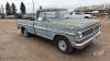 F215 1970 Ford 100 Ranger truck, ODO not readable, VIN# F10YRH17207, OWNER: Cale J Lewis, SELLER: FRASER AUCTION SERVICE LTD_________________________________________*TOD* (KEYS) - 4