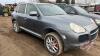 F230 2003 Porsche Cayenne Turbo SUV, 137,478 showing, VIN# WP1ZZZ9PZ3LA81866, OWNER: Gurmanjit S Mahal, SELLER: FRASER AUCTION SERVICE LTD______________________________________________*TOD* (KEY) - 2