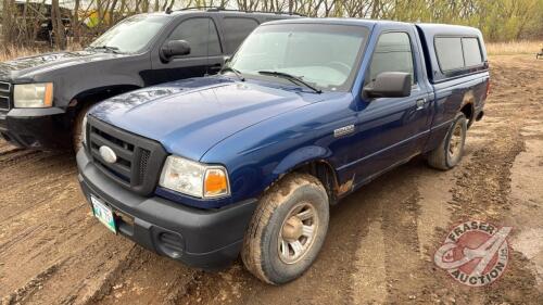 F239 2008 Ford Ranger truck, 148,737 showing, VIN# 1FTYR10D48PA14908, OWNER: Jean H Martine, SELLER: FRASER AUCTION SERVICE LTD______________________________________________*TOD* (KEYS)