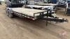 F217 2013 20&rsquo; tandem axle bump hitch utility flat deck trailer, VIN# 4ZECH2025D1037107, OWNER: Arron Bridgeman, SELLER: FRASER AUCTION SERVICE LTD______________________________________________*TOD*